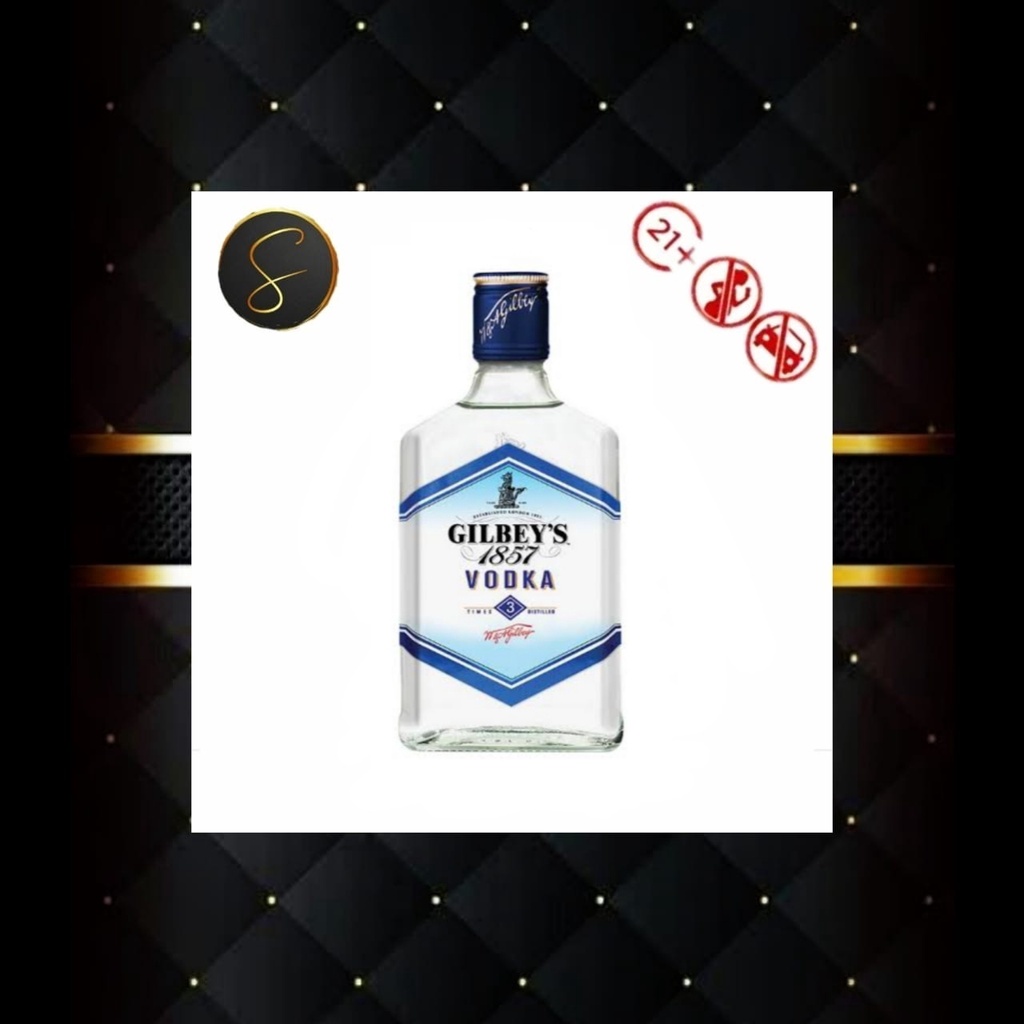 GILBEY'S / GILBEYS 1857 VODKA 350 ML KECIL