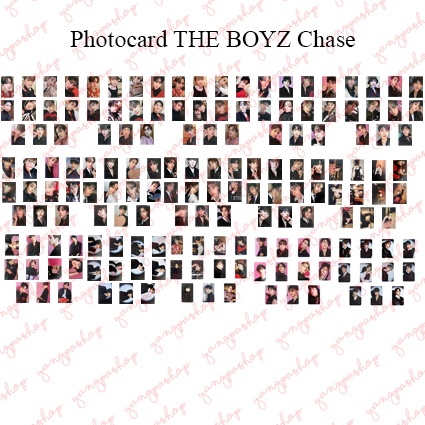 [READY / SET] THE BOYZ CHASE TBZZ PHOTOCARD UNOFFICIAL FANMADE YANGPASHOP JOOYEON HYUNJAE SUNWOO