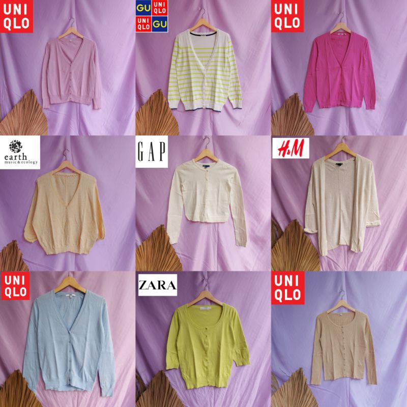 Paket usaha FULL BRANDED thrift cardigan  dan atasan rajut  