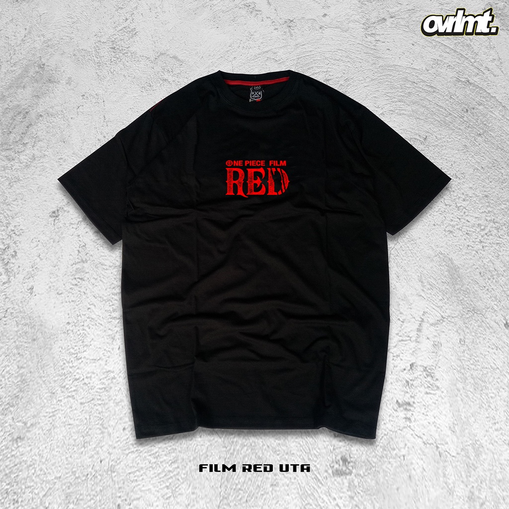 OVERLIMIT UTA T-SHIRT OVERSIZE | KAOS OVERSIZE | FILM RED | UTA | ONEPIECE