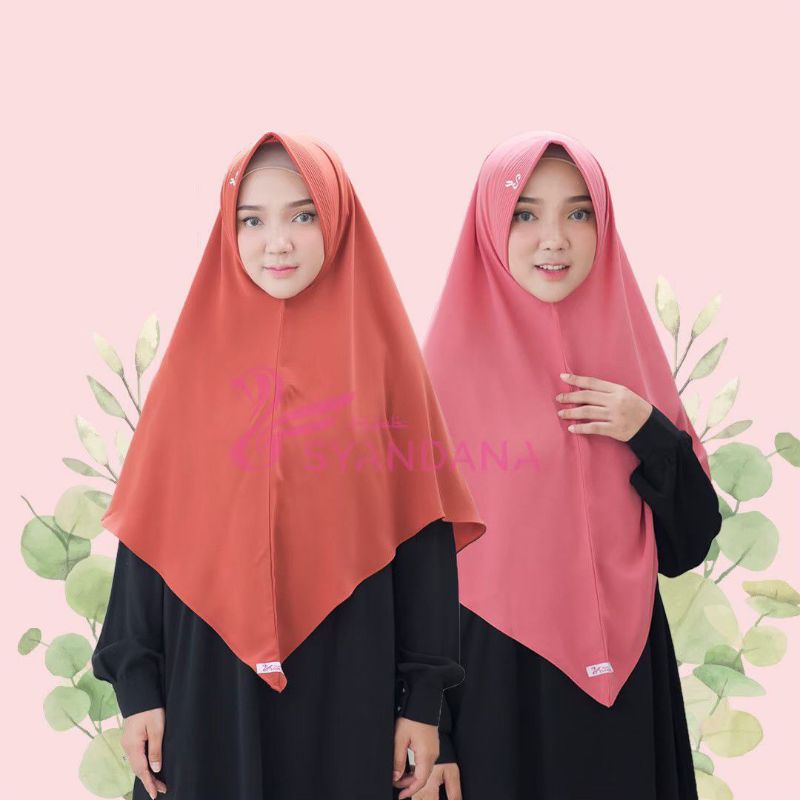 Lisya size M by Hijab Syandana/Khimar syar'i/jilbab syar'i/hijab terbaru