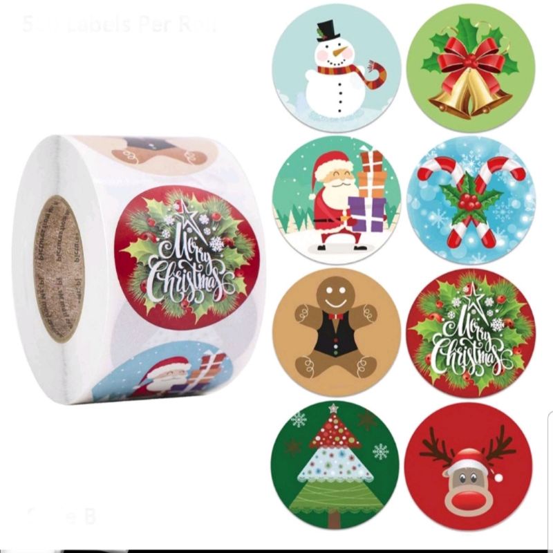 

STIKER NATAL - STICKER CHRISTMAS - STIKER LABEL PART 2 (10 stiker)