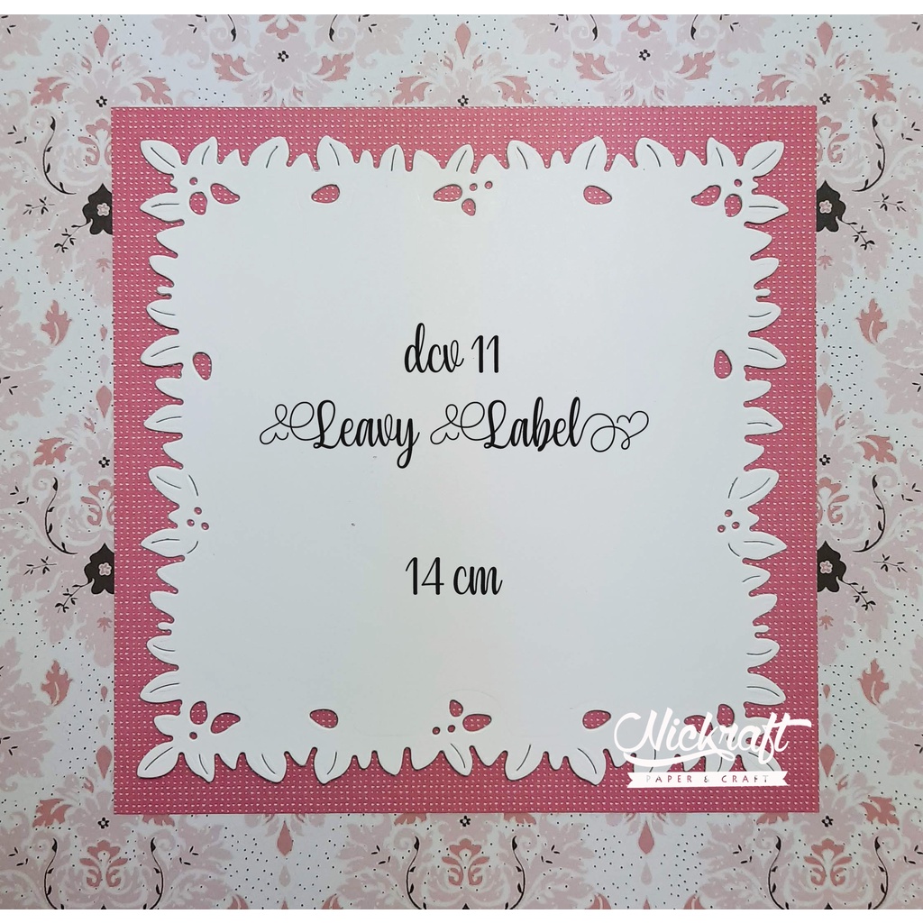 

LEAVY LABEL - BAHAN SCRAPBOOK KARTU UCAPAN JOURNALING KOTAK