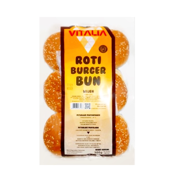Nafariz724 Vitalia Roti Burger Bun Wijen