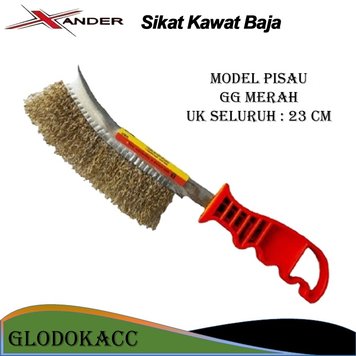 Sikat Kawat Baja Kunigan / Xander Sikat Kawat Model Pisau