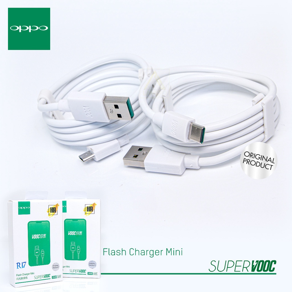 Kd Kabel Data Oppo Original Vooc Flash 3.0 R17 R15