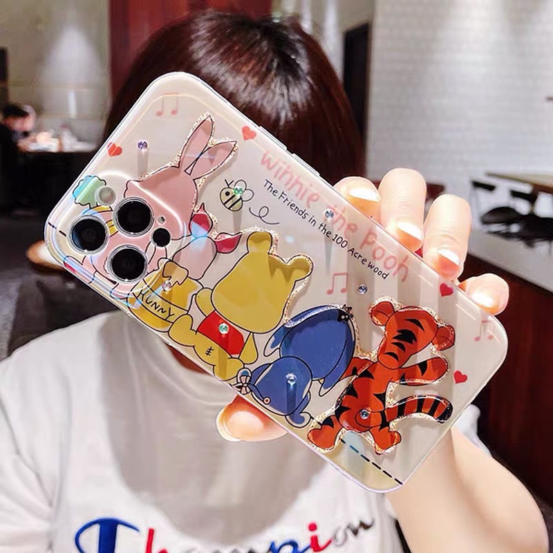 Cute Cartoon Pattern IPhone Case 11 13 12 Pro Max ProMax 7 8 Plus X Xs XsMax Soft Case