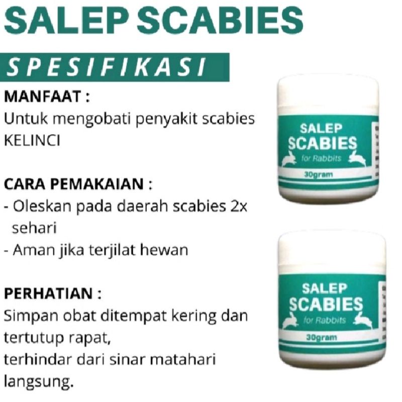 Salep Scabies Kelinci Obat Jamur Kadas Kudis Gatal Kelinci Ampuh