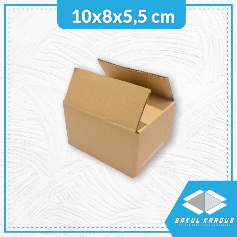 kardus ukuran 10x8x5,5  | karton | kardus polos | kardus jadi | online shop | souvenir | custom-Baru