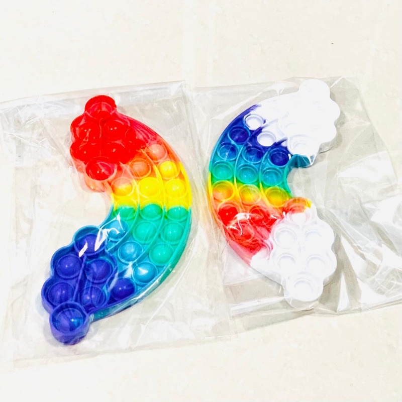 POP IT FIDGET TOYS RAINBOW (ADA YANG JUMBO)-Rainbow