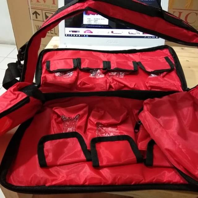 Tas p3k selempang/ first Aid bag / tas emergency /tas selempang / tas jinjing/tas medis