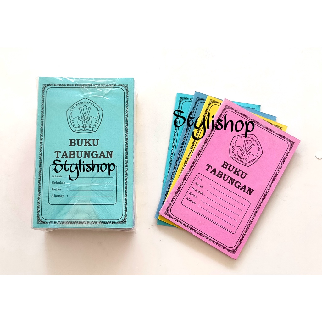 

(4pcs) Buku Tabungan Berdiri, Buku Menabung Sekolah