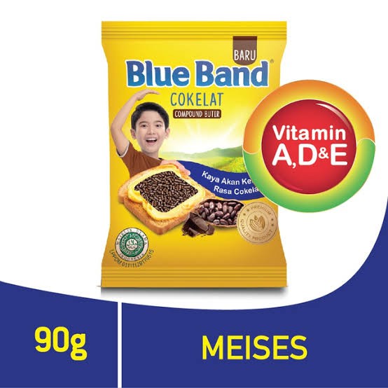 

Blue band compound butir coklat