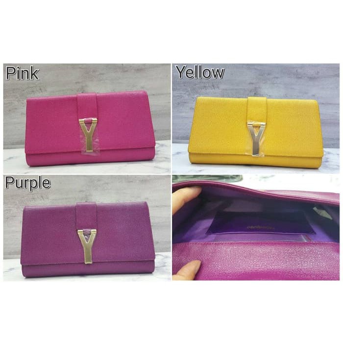 YSL Clutch Taiga / Sling Bag / Tas Selempang Wanita Branded