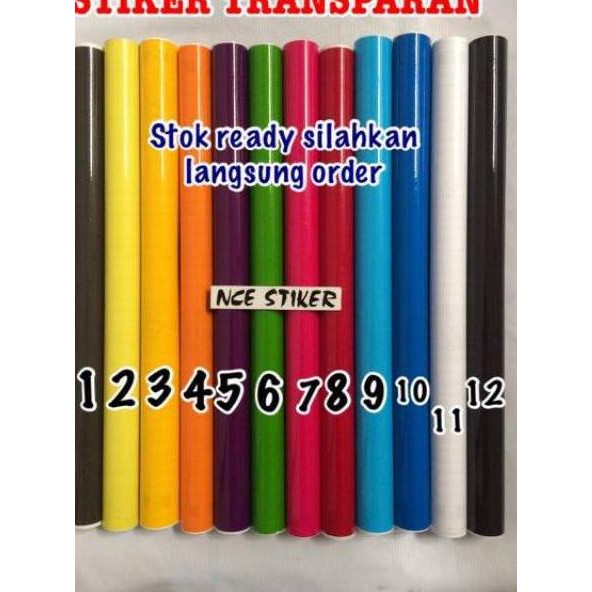 

✪HZ PERMETER STIKER SCOTLITE POLOS SEMUA WARNA ✪ ★★★
