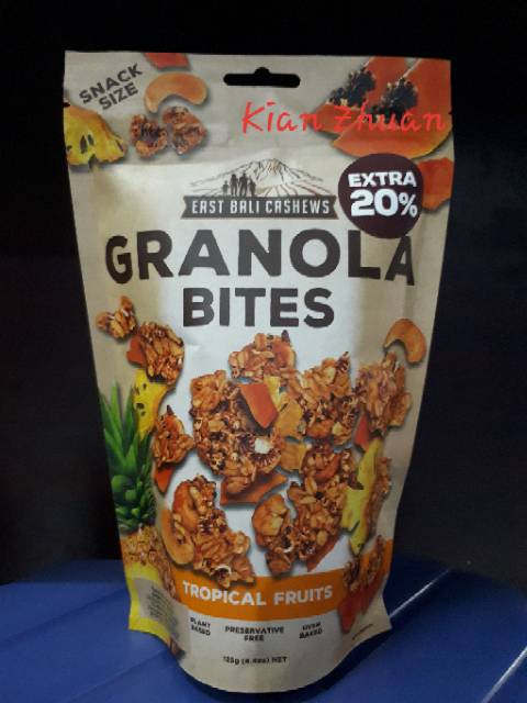 East Bali Cashews Granola Bites 125gr