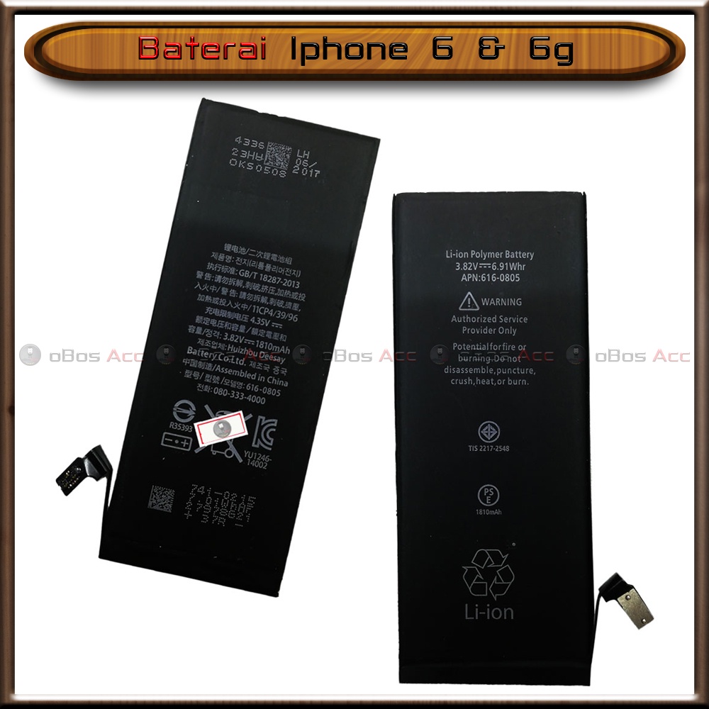 Jual Baterai Iphone 6 6G Batre HP Replacement Battery | Shopee Indonesia