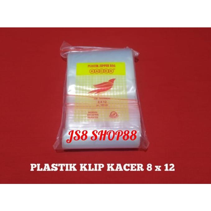 PLASTIK KLIP KACER 8 x 12 TEBAL & BERKUALITAS