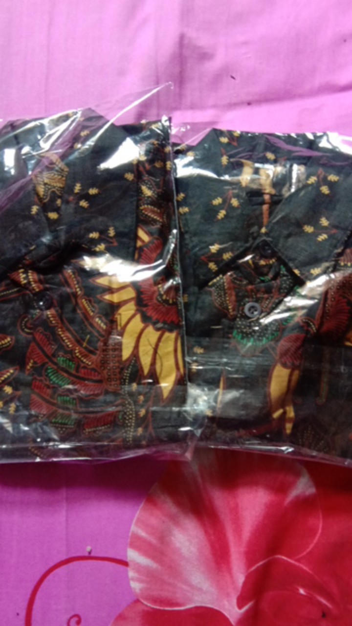 Batik Couple Keluarga Sania Ruffle Ori Ndoro Jowi Dnt Kupu Kuning