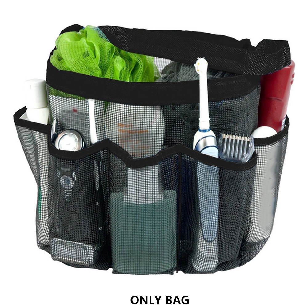 Quick Dry Shower Tote Caddy Bag 8 Mesh Storage Pockets Toiletry /& Bath Organizer