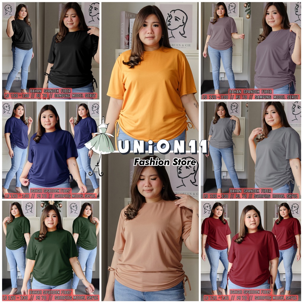 UNION11 - ATASAN JUMBO WANITA LD 120 / BAJU JUMBO WANITA / BAJU KERJA WANITA BIGSIZE / BLOUSE JUMBO WANITA / ATASAN JUMBO XXXL WANITA VISTA