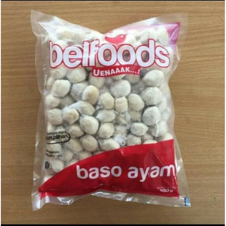 

Belfoods uenak baso ayam kerikil 500gr