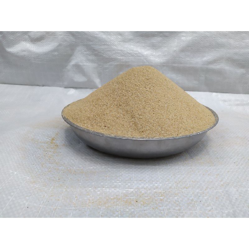 pasir yamaya / pasir silika kuning 100gr halus dan kasar ready untuk aquascape aquarium