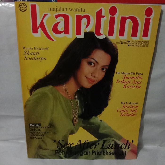 Dijual Majalah Kartini Cover Miena Fiscarina Okt 1996 Berkualitas