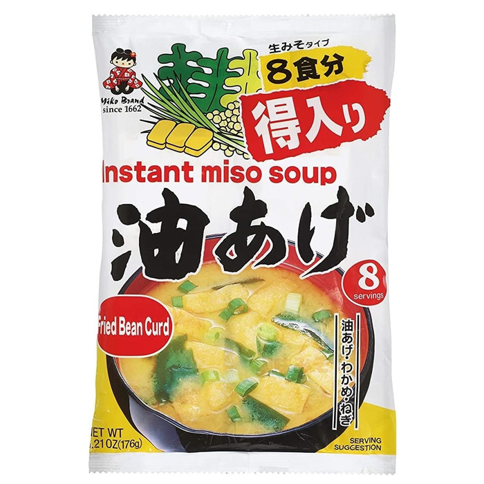 

Ready- Made In Japan | Miyasaka Instant Miso Soup | Abura Age Sup Miso Instan