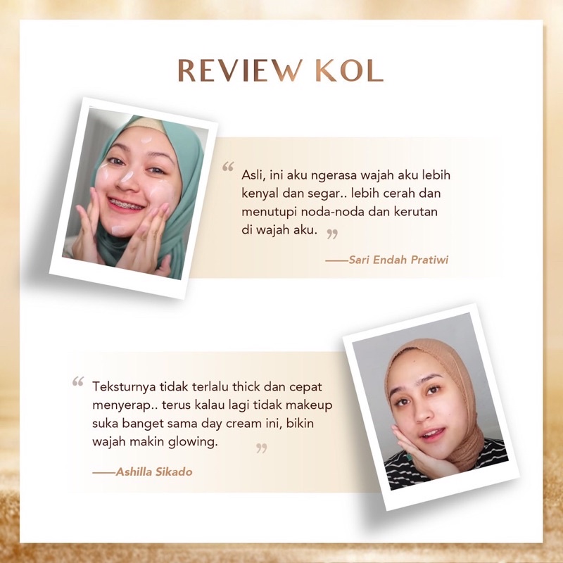 Kosmetik You Golden Age Illuminating Day Cream / Krim Wajah Siang