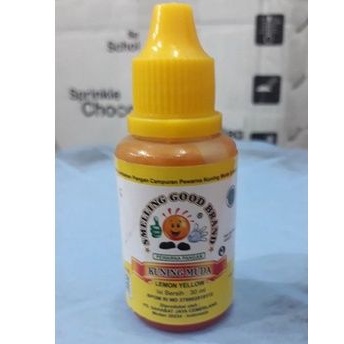 

Pewarna Makanan Kuning Muda Smelling Good Brand 30 ml