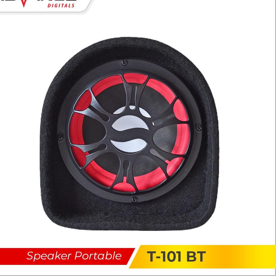 Hadir Terupdate Speaker Portable Advance T-101 Bluetooth Subwoofer Speaker 5 Inch Original Garansi Resmi