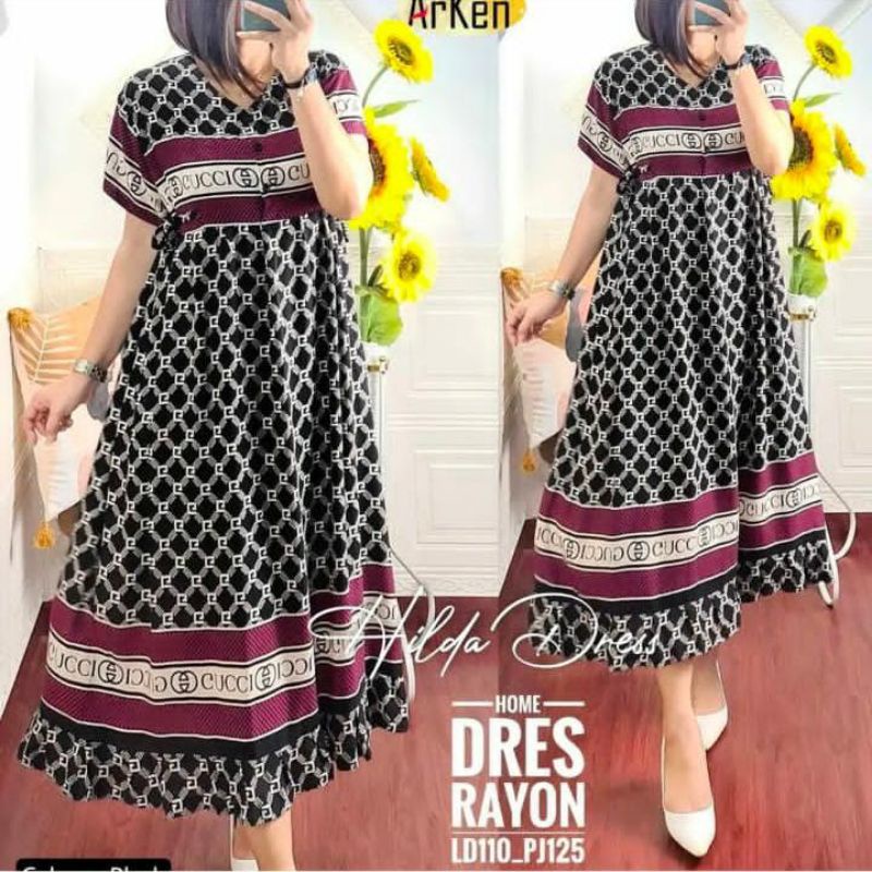 dress daster rayon premium daster busui tali samping daster viral daster branded daster cibi kotak  daster terbaru