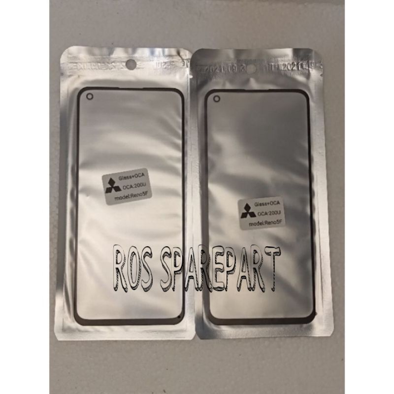 GLASS OCA-GLASS LCD-KACA TOUCHSCREEN OPPO RENO 5F  + OCA