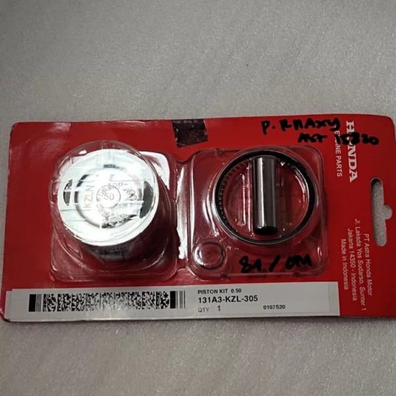 Piston kit Size 0.50 Honda Beat Fi Esp-Beat Pop-street-Scoopy FI-Vario 110 FI-Spacy FI SIZE 0.50 Ori