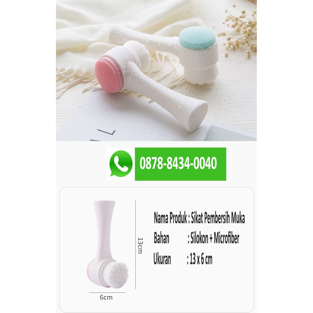 Sikat/Brush Pembersih Wajah/Facial Brush 3D/Pembersih Muka Lembut