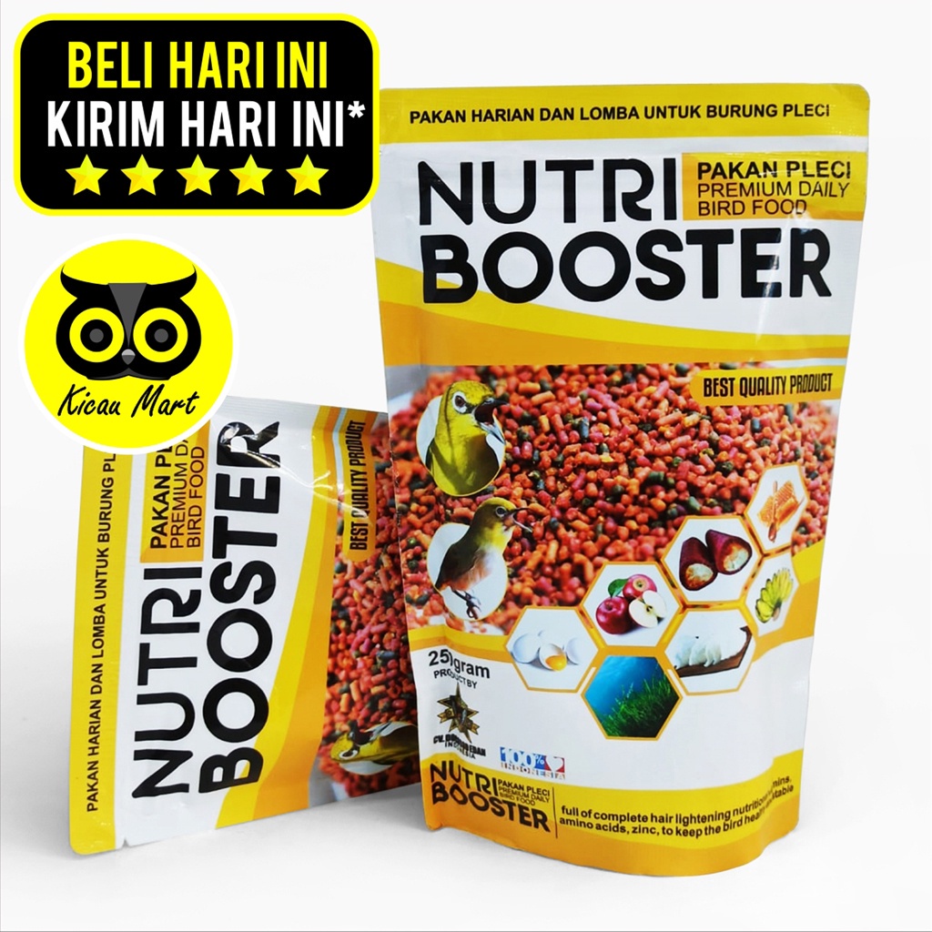 PAKAN BURUNG PLECI HARIAN NUTRI BOOSTER DORODOD EDAN VOER PLECI PAKAN BURUNG PLECI HARIAN PREMIUM PUR PLECI ZOSTEROP MAKANAN HARIAN BURUNG PLECI KACAMATA