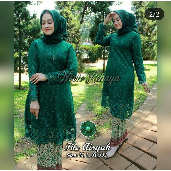 stelan kebaya tille aisyah new