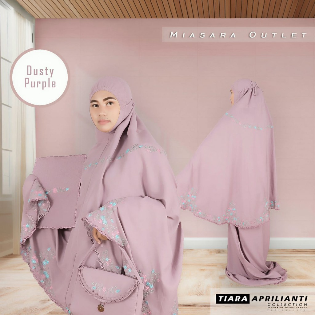 MUKENA TAS CANTIK ALESYAH RAUDOH /BAHAN KATUN BERKUALITAS DAN BISA BAYAR DITEMPAT/COD