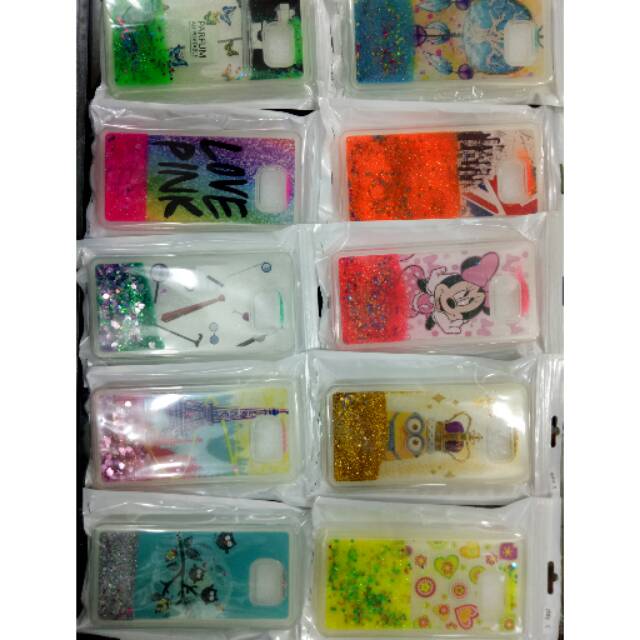 Softcase water glitter samsung note 5