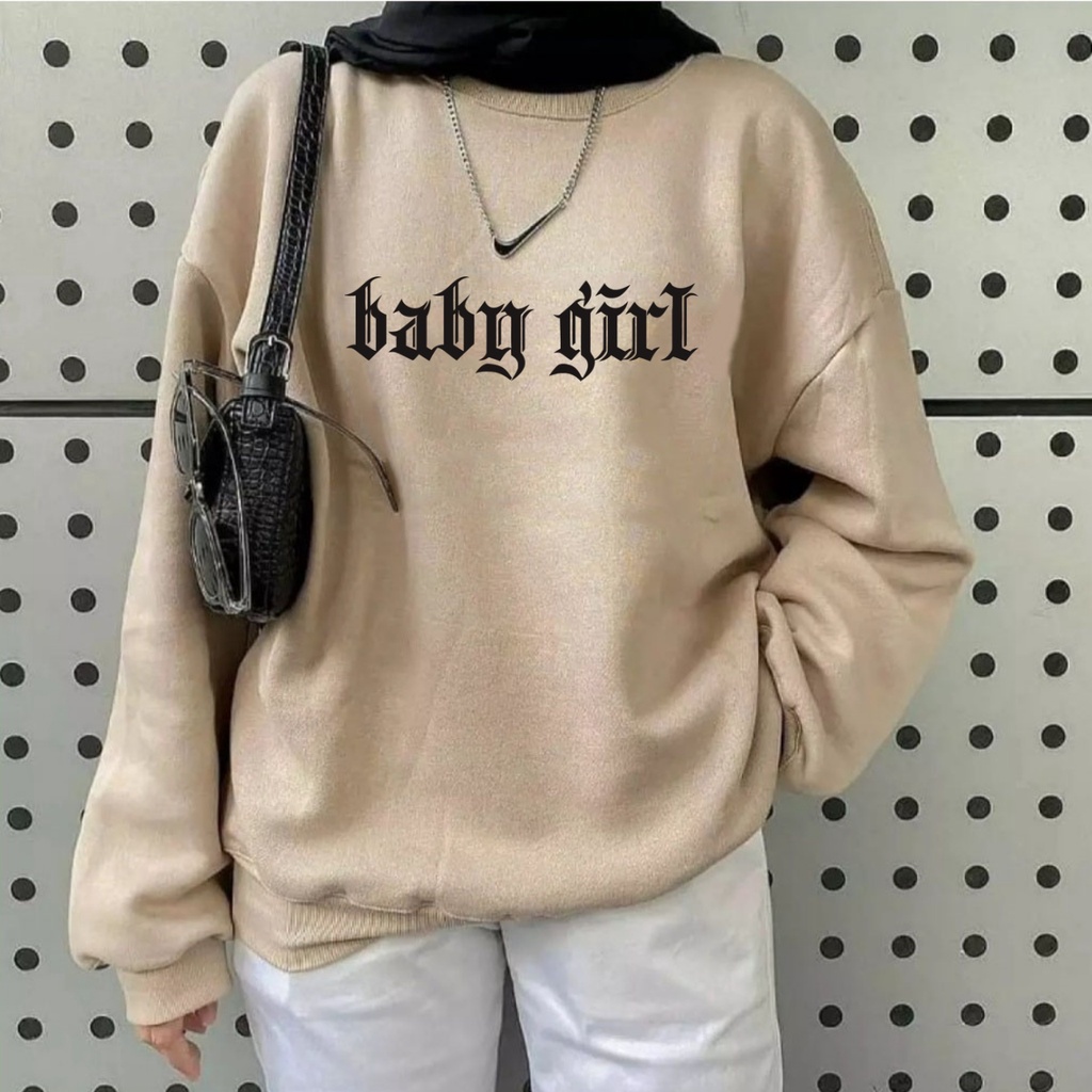 SWEATER WANITA BABY GIRL / SWEATER CREWNECK/SWEATER CREWNECK PRIA/SWEATER CREWNECK WANITA/SWEATER/SWEATER PRIA/SWEATER WANITA/SWEATER MURAH/SWEATER KEREN/SWEATER TEBAL/SWEATER PRIA TERBARU/SWEATER MUSIM DINGIN/SWEATER OBLONG/SWEATER OBLONG