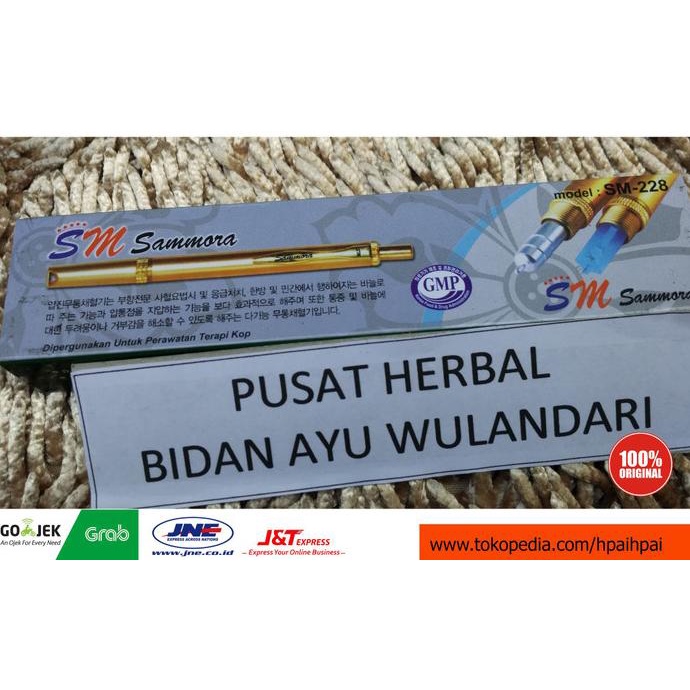 Pen Bekam Lancing Samora Gold Alat Bekam Sammora Gold .