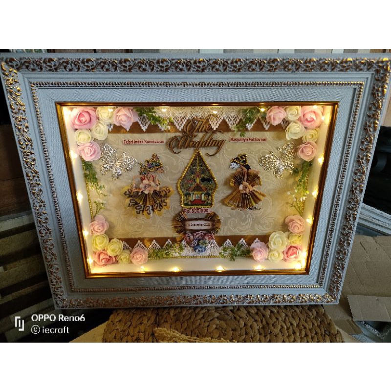 1-2 HARI JADI Mahar Wayang Mahar Murah Mahar Murah Mewah Mahar Pernikahan Wayang Mahar Simpel Mewah ukuran 30x40 cm (dalam)