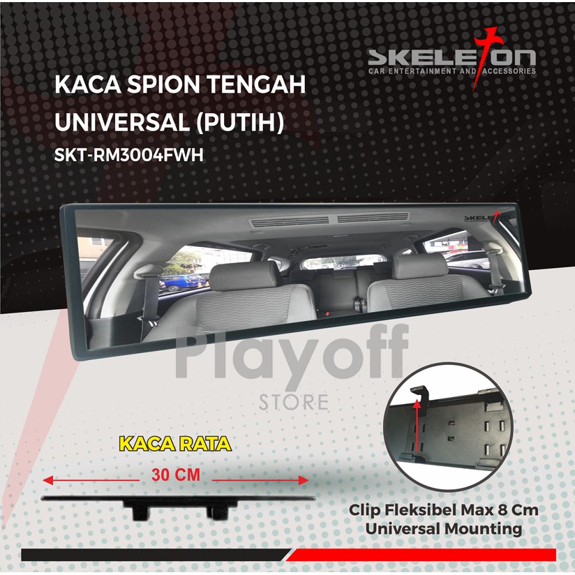 KACA SPION TENGAH SKELETON DATAR