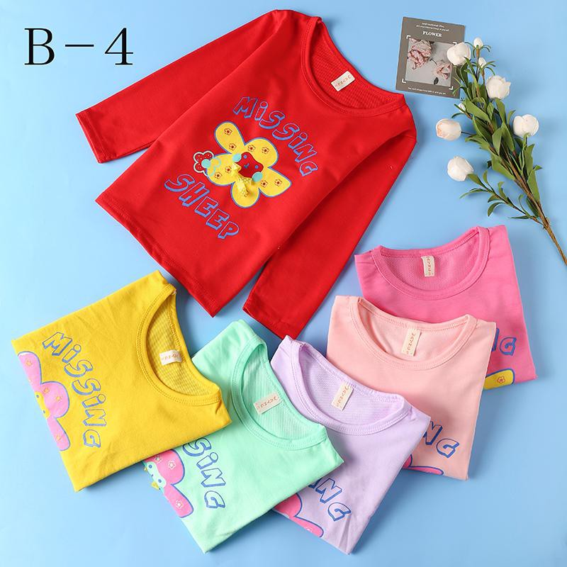 Baju Atasan Anak Cewek Lengan Panjang IMPORT RANDOM-Bahan Adem,TebalUK.1-5th/REAL PICT/Havinda Store