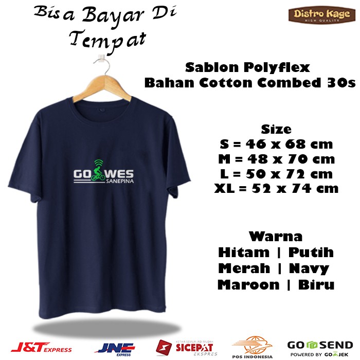 BAJU KAOS PRIA WANITA DISTRO KATA KATA SUNDA GOES SANEPINA SEPEDA OLAHRAGA SEPEDA GOWES MURAH KEREN