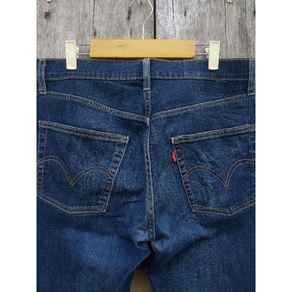 levis slim straight blue indigo size 33 second original