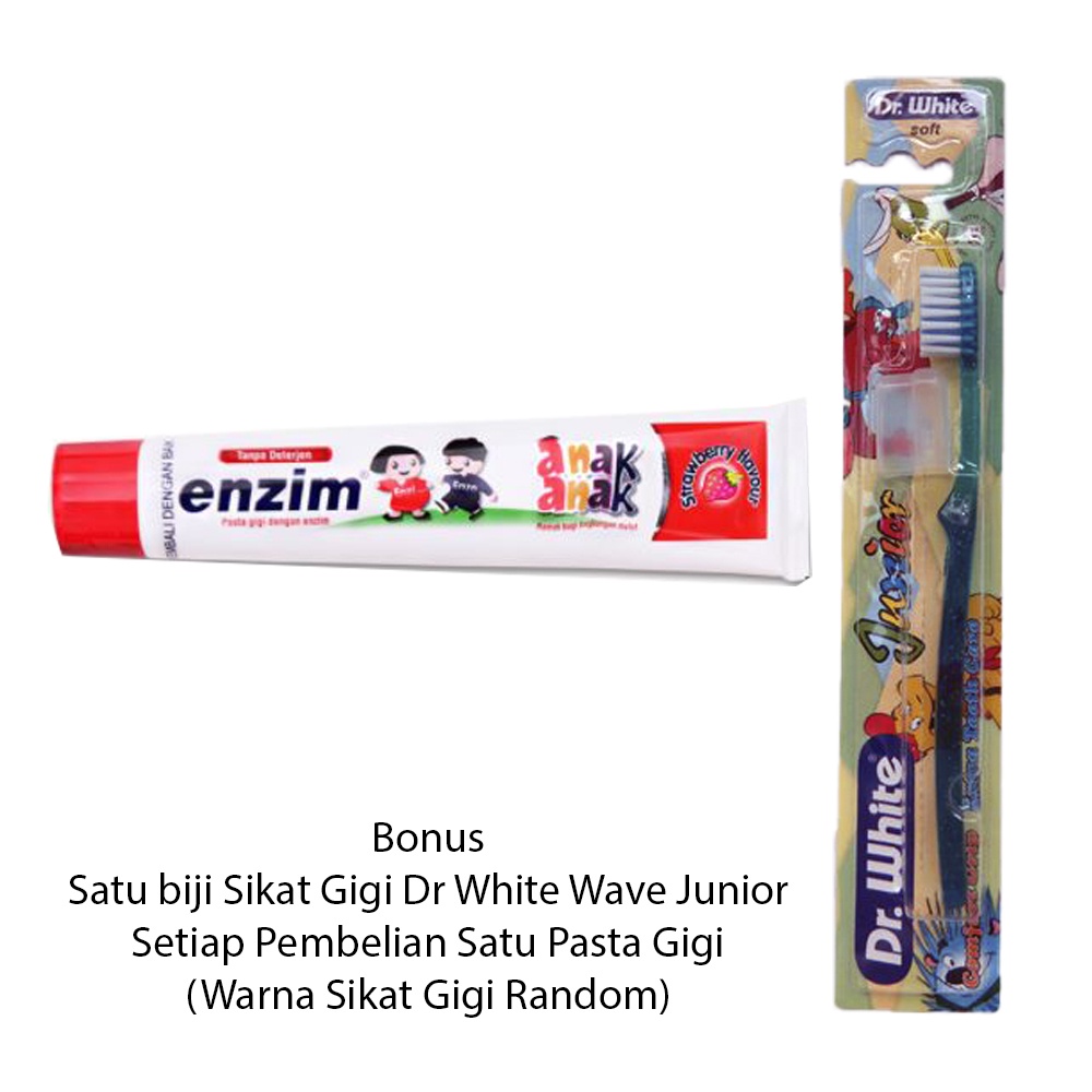 Enzim Odol / Pasta Gigi Anak-anak Strawberry 63 Gr