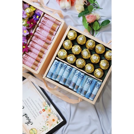 Money Bloom Box / bloom box money flower gift / Bloom box / money box / Box Uang / Money Bloom Box B