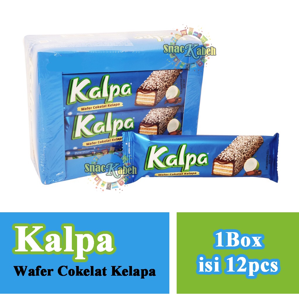 

Kalpa Wafer Cokelat Kelapa isi 12 x 22gr